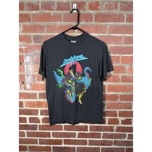 Vintage 80s Dokken Beast From the East Black Tour T-Shirt Adult Size Large Flaw